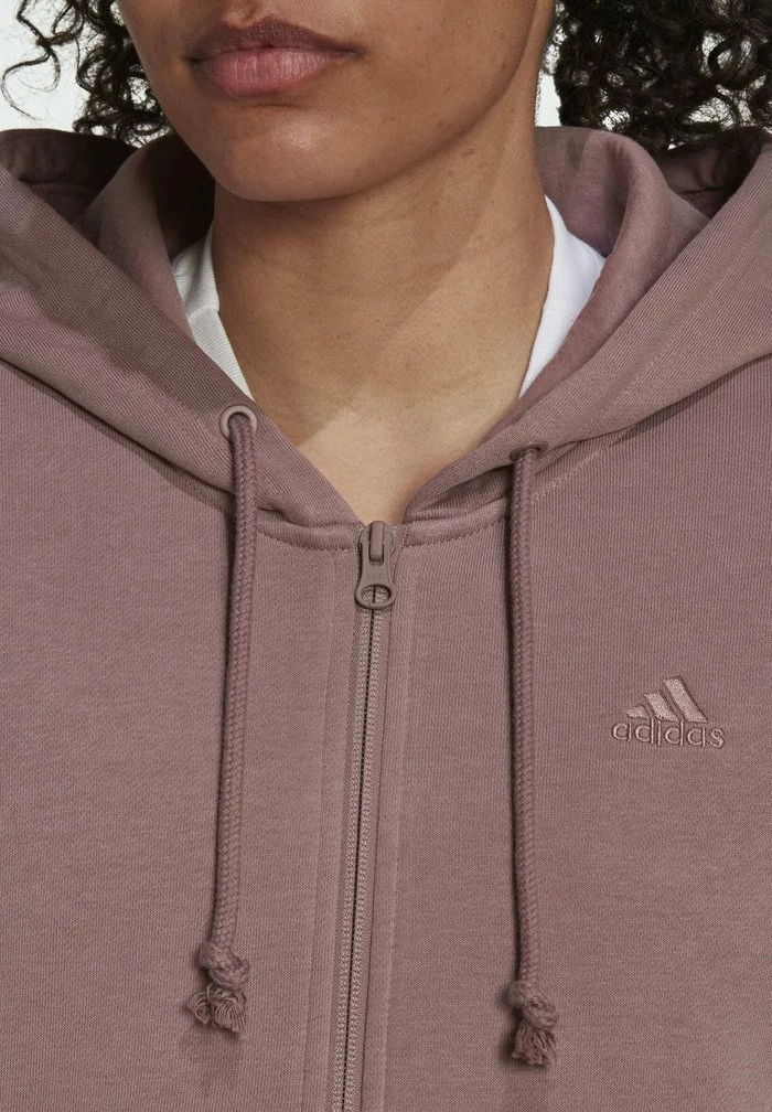 Adidas Performance Zip-up Sweatshirt - Brown 7 Adidas Performance Zip-up Sweatshirt - Brown - Image 5