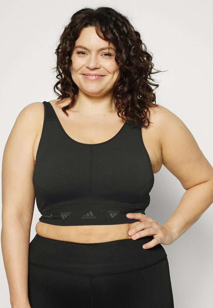 Adidas Performance AEROKNIT - Light Support Sports Bra - Black 3 Adidas Performance AEROKNIT - Light Support Sports Bra - Black