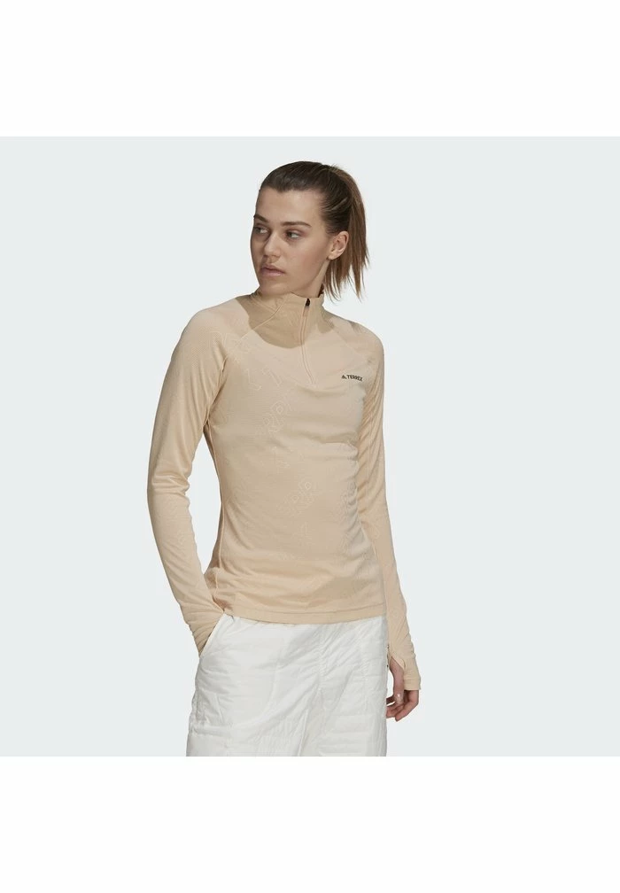 Adidas Performance TERREX TRACEROCKER HALF ZIP - Long Sleeved Top - Halo Blush 3 Adidas Performance TERREX TRACEROCKER HALF ZIP - Long Sleeved Top - Halo Blush