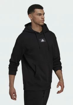 Adidas Performance ESSENTIALS - Hoodie - Black -adidas Performance Shop 00beca4c57834de3a1ff513b775a7016