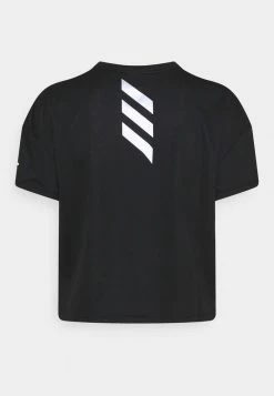 Adidas Performance P.BLUE TEE - Print T-shirt - Black/silver -adidas Performance Shop 0234e03b7907457dbaa2bd57fc7d3e29