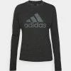 Adidas Performance Long Sleeved Top - Black Melange -adidas Performance Shop 02f10e33f5ad4d019bc2b4c1737f8028