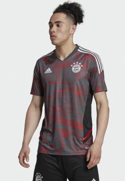 Adidas Performance FC BAYERN MÜNCHEN EU TRAININGS JERSEY - Sports T-shirt - Red/grey Six