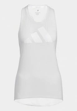 Adidas Performance STRIPES LOGO - Top - Dash Grey White -adidas Performance Shop 0338874850604870b2af7b4393104990