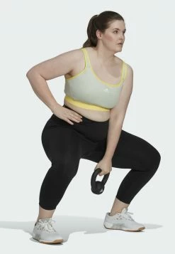 Adidas Performance TLRD MOVE HS PS - Medium Support Sports Bra - Green -adidas Performance Shop 04b8d99613de41fc91b1524422a12a80