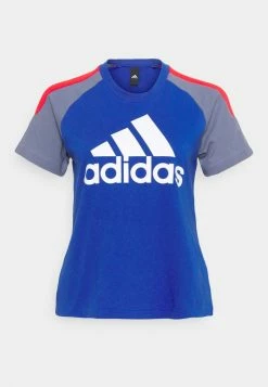 Adidas Performance TEE - Print T-shirt - Bold Blue -adidas Performance Shop 04e423c50dca4f65b0e79874d25f538d