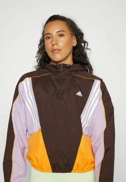 Adidas Performance HYPERGLAM - Training Jacket - Dark Brown/purple Glow/orange Rush -adidas Performance Shop 04f55cf5607c4910af80627bdf5404fe