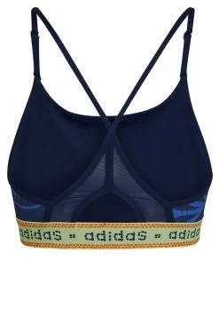 Adidas Performance FARM BRA - Light Support Sports Bra - Mystery Blue/hi Res Yellow -adidas Performance Shop 057d2d789e3840dcbdf302dc7f5d5480