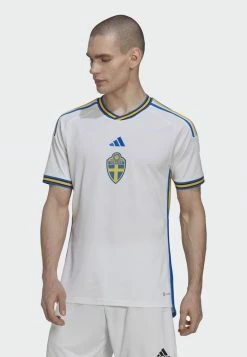 Adidas Performance SWEDEN SVFF AWAY - Football Shirt - White Glow Blue