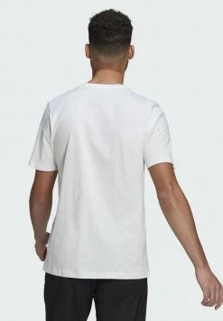 Adidas Performance M LIN SJ T - Print T-shirt - White Black 11 Adidas Performance M LIN SJ T - Print T-shirt - White Black -adidas Performance Shop 065e63cd3735461785d775caa2f766a5