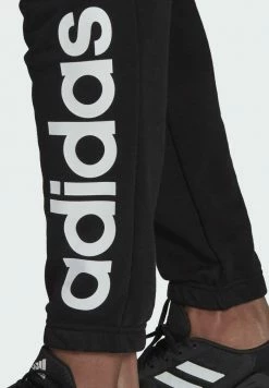 Adidas Performance LINEAR TE ESSENTIALS SPORTS FRENCH TERRY PANTS - Tracksuit Bottoms - Black -adidas Performance Shop 0696d974e3be4765a24ece59bb1a043d