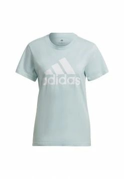 Adidas Performance W BL T - Print T-shirt - Blue -adidas Performance Shop 07398555daf94940a823394bbc345203