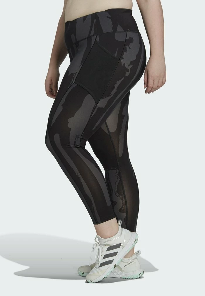 Adidas Performance NEW YORK CITY INDOOR TENNIS THEBE MAGUGU - Leggings - Black 5 Adidas Performance NEW YORK CITY INDOOR TENNIS THEBE MAGUGU - Leggings - Black - Image 3