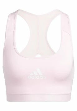Adidas Performance Medium Support Sports Bra - Clear Pink