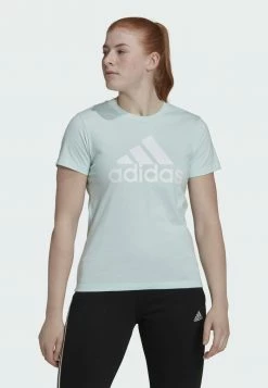 Adidas Performance W BL T - Print T-shirt - Blue -adidas Performance Shop 088bdbeee24245e49b89b23d0d29daa9