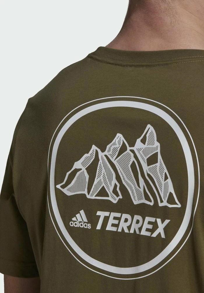 Adidas Performance TERREX MOUNTAIN GRAPHIC - Print T-shirt - Green 8 Adidas Performance TERREX MOUNTAIN GRAPHIC - Print T-shirt - Green - Image 6
