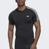 Adidas Performance TECHFIT 3-STRIPES - Print T-shirt - Black 1 Adidas Performance TECHFIT 3-STRIPES - Print T-shirt - Black -adidas Performance Shop 095ebd9a5a60434ca745eb3bb797d647