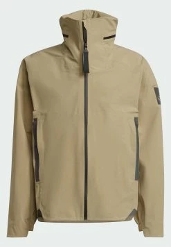 Adidas Performance MYSHELTER - Waterproof Jacket - Beige -adidas Performance Shop 09a0fe459ad14813a65c6e028ef77692