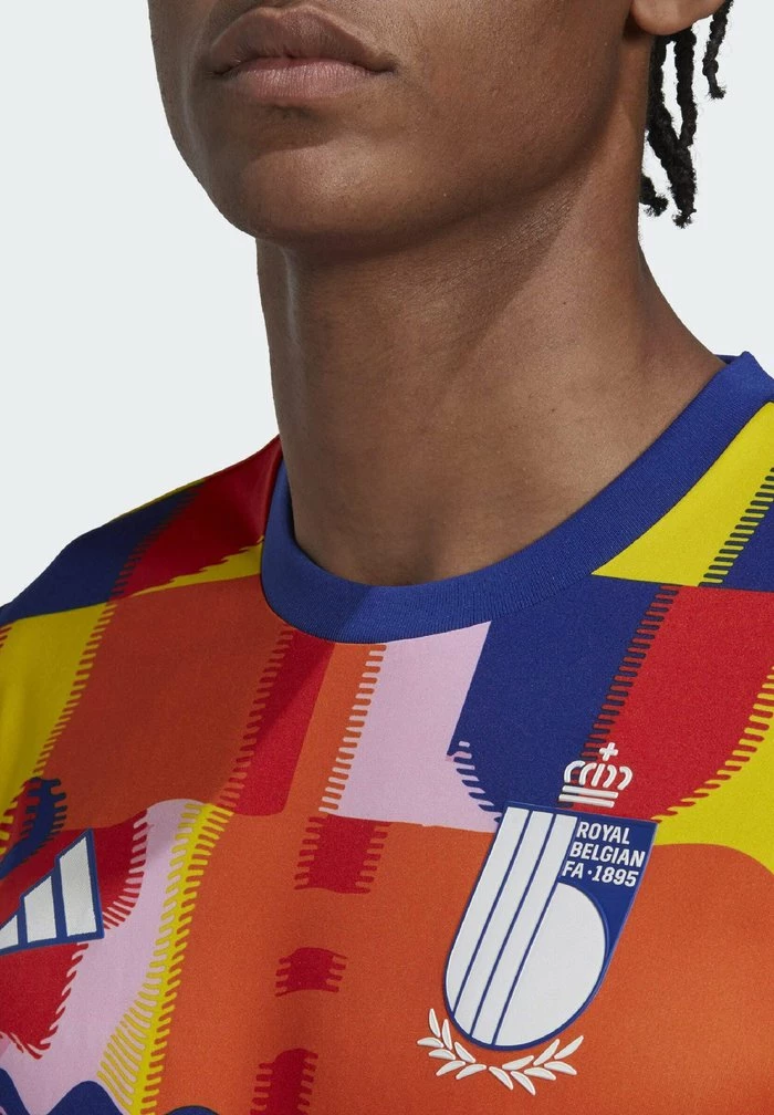Adidas Performance BELGIUM RBFA PREMATCH SHIRT - Print T-shirt - Multicolor 6 Adidas Performance BELGIUM RBFA PREMATCH SHIRT - Print T-shirt - Multicolor - Image 4