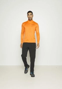 Adidas Performance MT HALF ZI LS - Long Sleeved Top - Orange -adidas Performance Shop 0b0e2e345e104d65a763bba58cfe5bf3