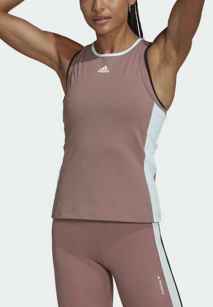 Adidas Performance HYPERGLAM - Top - Brown 4 Adidas Performance HYPERGLAM - Top - Brown - Image 2