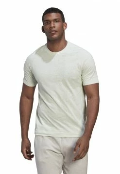 Adidas Performance YOGA - Sports T-shirt - Linen Green -adidas Performance Shop 0bcb73ca21514e70ac45b051f671c373