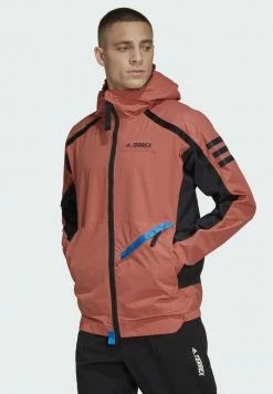 Adidas Performance UTILITAS - Hardshell Jacket - Brown -adidas Performance Shop 0bd6793534b34756ba8790ebb9a490a4