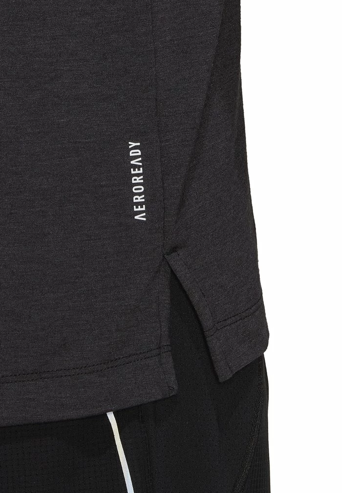 Adidas Performance TI BAR TEE - Print T-shirt - Black 8 Adidas Performance TI BAR TEE - Print T-shirt - Black - Image 6