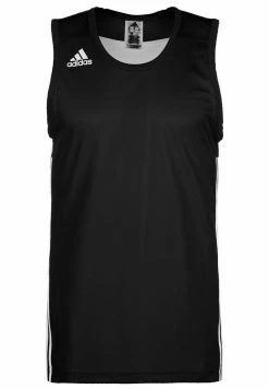 Adidas Performance 3G SPEED REVERSIBLE BASKETBALL TEAM AEROREADY PRIMEGREEN SLEEVEL - Sports T-shirt - Black/white
