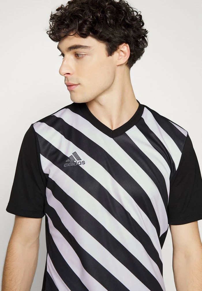 Adidas Performance ENTRADA 22 GFX - Football Shirt - Black/white 6 Adidas Performance ENTRADA 22 GFX - Football Shirt - Black/white - Image 4