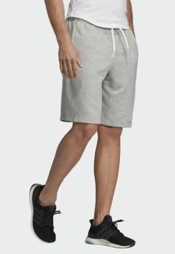 Adidas Performance MUST HAVES BADGE OF SPORT SHORTS - Sports Shorts - Gray -adidas Performance Shop 0d301e1ed88941a2b546b00022ad68c3