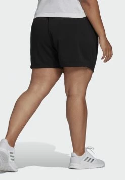 Adidas Performance ESSENTIALS SLIM LOGO SHORTS (PLUS SIZE) - Sports Shorts - Black/white 9 Adidas Performance ESSENTIALS SLIM LOGO SHORTS (PLUS SIZE) - Sports Shorts - Black/white -adidas Performance Shop 0d396ba80f574bc2bae2cb8e21b7c5dc