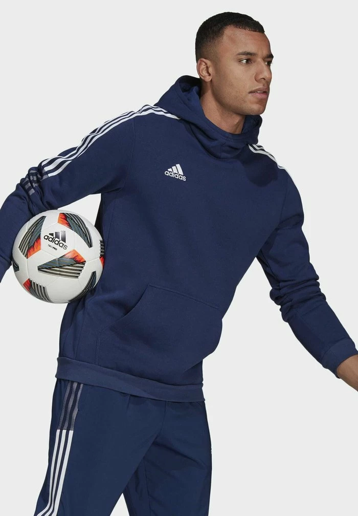 Adidas Performance TIRO SWEAT HOODIE - Hoodie - Blue 5 Adidas Performance TIRO SWEAT HOODIE - Hoodie - Blue - Image 3