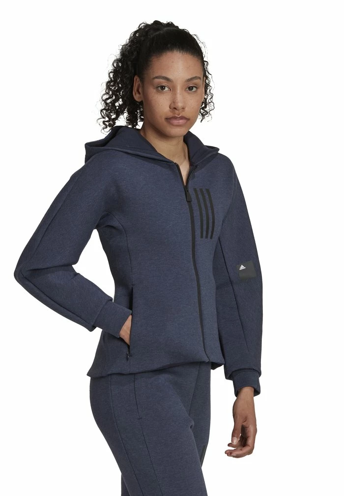 Adidas Performance Zip-up Sweatshirt - Legend Ink Mel. 5 Adidas Performance Zip-up Sweatshirt - Legend Ink Mel. - Image 3