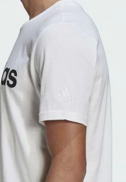 Adidas Performance M LIN SJ T - Print T-shirt - White Black 15 Adidas Performance M LIN SJ T - Print T-shirt - White Black -adidas Performance Shop 0da6237b8fdc4926871334b4c68527a6