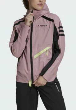 Adidas Performance TERREX UTILITAS RAIN - Outdoor Jacket - Purple -adidas Performance Shop 0e2d484de9ad4a7daeaebbfc4de97db1