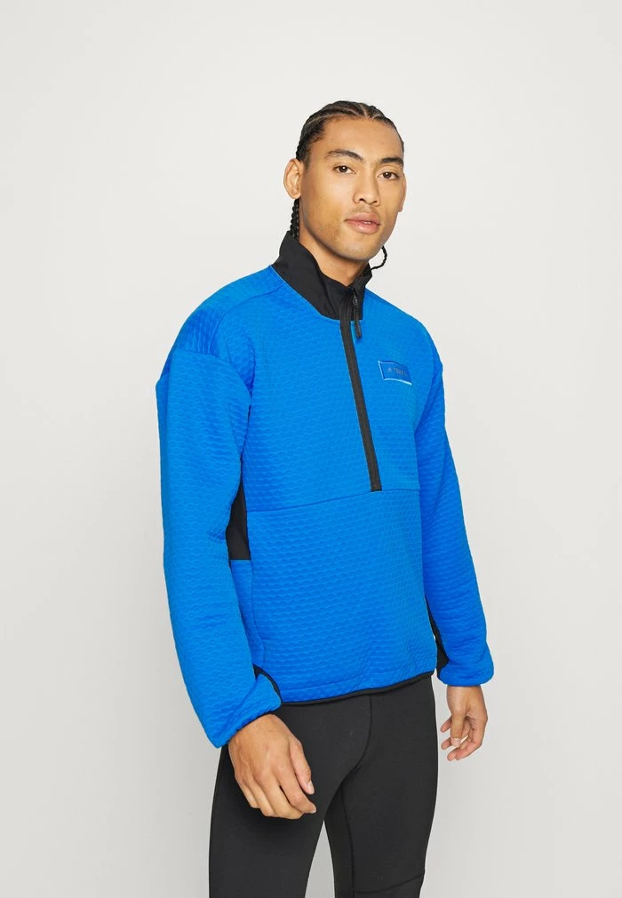 Adidas Performance UTILITAS - Fleece Jumper - Shock Blue 3 Adidas Performance UTILITAS - Fleece Jumper - Shock Blue
