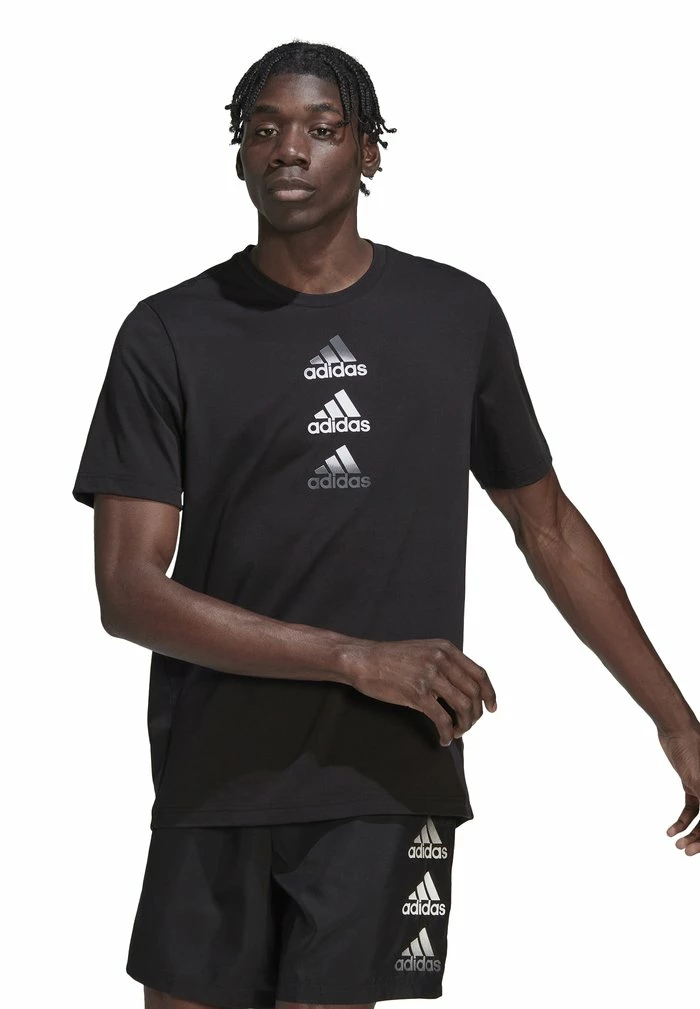 Adidas Performance D2M - Print T-shirt - Black 3 Adidas Performance D2M - Print T-shirt - Black