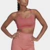 Adidas Performance YOGA LUXE STUDIO FIRE - Light Support Sports Bra - Red -adidas Performance Shop 0f0c2d694eea433c8c9e36d398124449