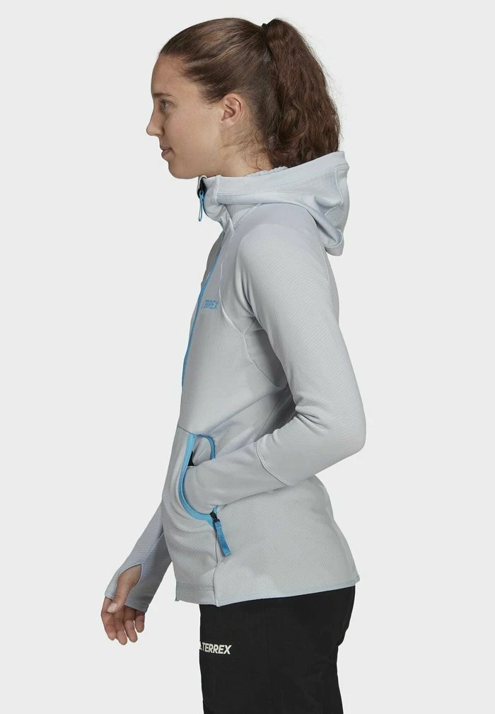 Adidas Performance TERREX TECH - Zip-up Sweatshirt - Blue 5 Adidas Performance TERREX TECH - Zip-up Sweatshirt - Blue - Image 3