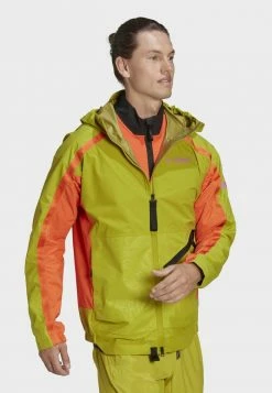 Adidas Performance UTILITAS - Hardshell Jacket - Green -adidas Performance Shop 0fa7e135736c40ecbbc79a1b20682356