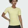 Adidas Performance TECHFIT - Print T-shirt - Yellow -adidas Performance Shop 0fe16058dc0544258318c5677e458627