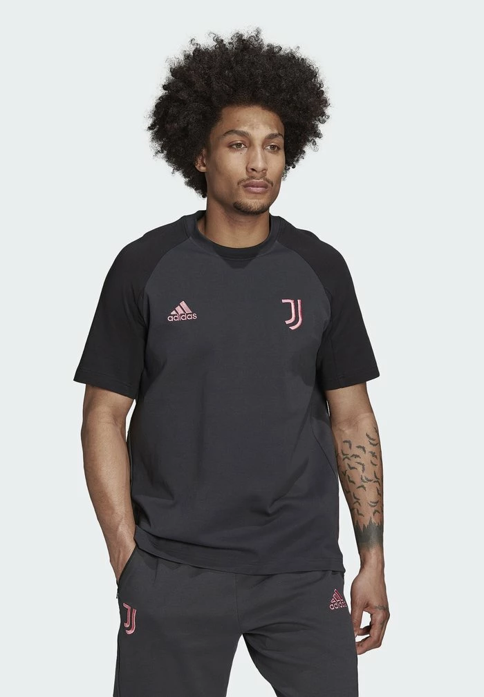 Adidas Performance JUVENTUS TURIN - Sports T-shirt - Carbon/black 3 Adidas Performance JUVENTUS TURIN - Sports T-shirt - Carbon/black