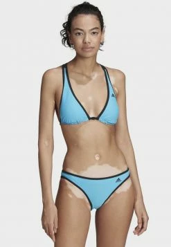 Adidas Performance SOULEAF GRAPHIC - Bikini Top - Blue