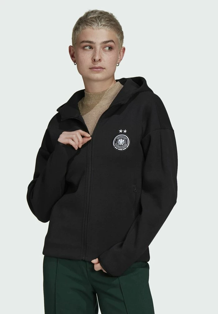 Adidas Performance GERMANY MISSION VICTORY - Zip-up Sweatshirt - Black 3 Adidas Performance GERMANY MISSION VICTORY - Zip-up Sweatshirt - Black