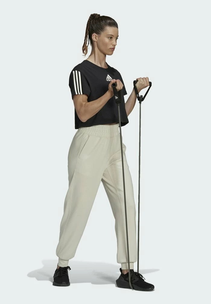 Adidas Performance STU - Tracksuit Bottoms - Beige 4 Adidas Performance STU - Tracksuit Bottoms - Beige - Image 2