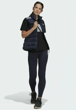 Adidas Performance ESSENTIALS FOUNDATION - Waistcoat - Blue -adidas Performance Shop 119ffbba9c1a43ea9062012b75c1af30