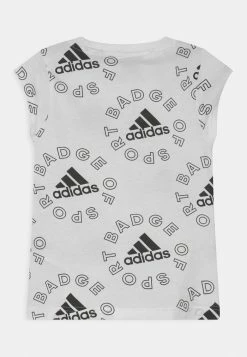 Adidas Performance LOGO - Print T-shirt - White/black -adidas Performance Shop 11a4a8d1b79b4062a9b929542a2ab824