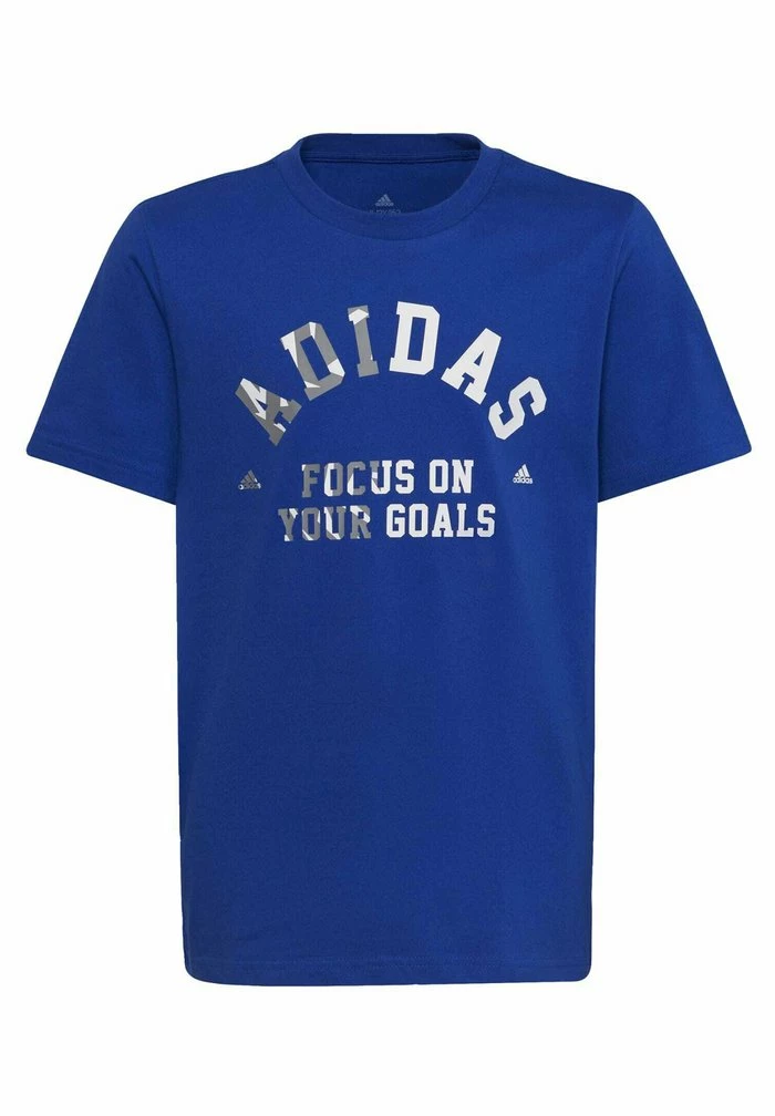 Adidas Performance GRAPHIC - Print T-shirt - Blue 3 Adidas Performance GRAPHIC - Print T-shirt - Blue