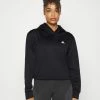 Adidas Performance Zip-up Sweatshirt - Black/white